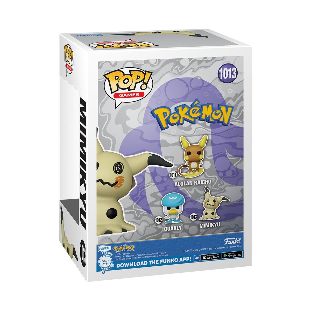 Mimikyu Funko Pop! Games Pokemon - Approx. 4" Collectible Vinyl Figure #1013 with Display Box Protector Case