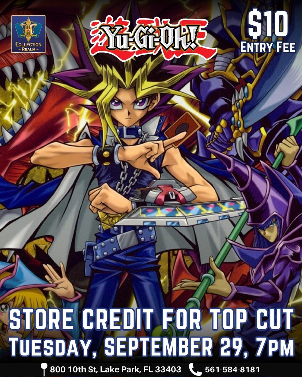 Yu-Gi-Oh! TCG Tournament – September 29, 2026 (Tuesday 7:00 PM)