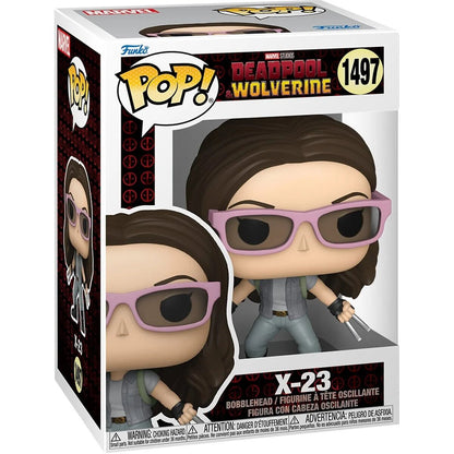 X-23 Funko Pop! Marvel Studios Deadpool and Wolverine - Approx. 3 1/2" Collectible Vinyl Figure #1497 with Display Box Protector Case (PRE-SALE)