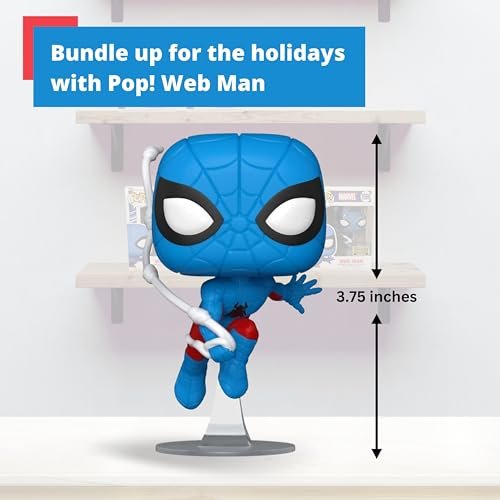 Spider-Man Web-Man Funko Pop! Marvel - Approx. 3.75" Entertainment Earth Exclusive Limited Edition Vinyl Figure #1560 with Display Box Protector Case