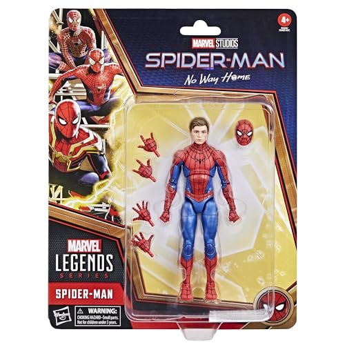 Spider-Man Marvel Legends Series Spider-Man: No Way Home Collectible 6 Inch Action Figures, Ages 4 and Up