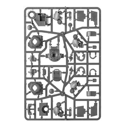Warhammer 40,000 Space Marines Primaris Redemptor Dreadnought Kit – Multi-Part Plastic Model with Weapons Options, 90mm Base & Transfer Sheet – Highly Customizable Tabletop Miniature