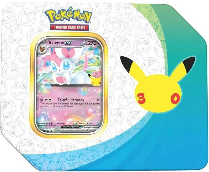 Pokemon 30th Anniversary Ex Tin Sylveon