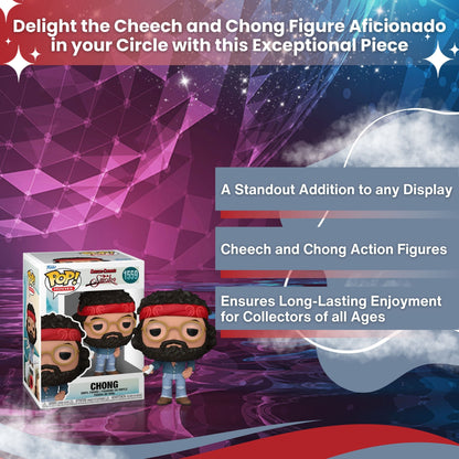 Chong Funko Pop! Cheech & Chong Up in Smoke - Vinyl Figure #1559 with Window Display Box