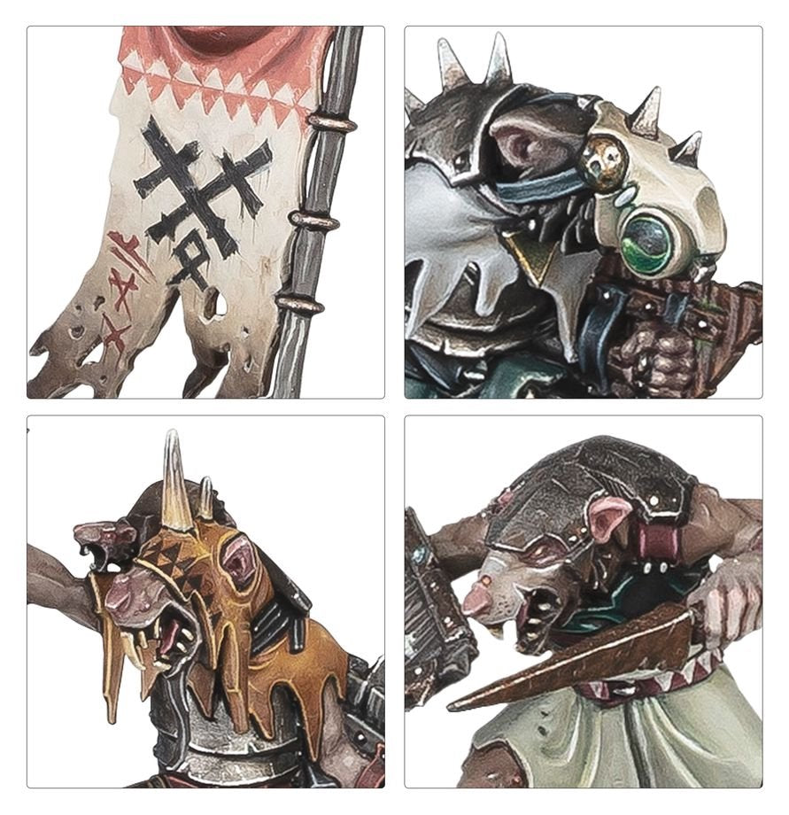 Warhammer Age of Sigmar: Ultimate Starter Set – Spearhead Starter Box with Stormcast Eternals & Skaven, 37 Push-Fit Miniatures, Gaming Mat, Dice & Rulebooks (PRE-ORDER)