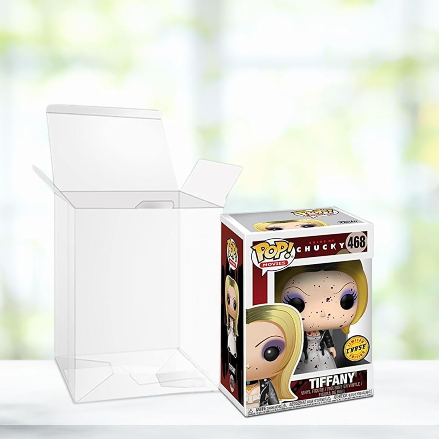 Bloody Tiffany Funko Pop! Movie Bride of Chucky - Chase Limited Edition Vinyl Figure #468 with Display Box Protector Case