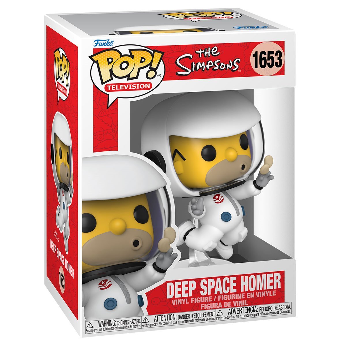 The Simpsons Funko Pop! Television - Set of 5 - Sideshow Bob #1656, Milhouse as Fallout Boy #1655, Martin Prince as Calliope #1654, Deep Space Homer #1653, and Bart Simpson with Skateboard #1652 - Collectible Vinyl Figures with Case