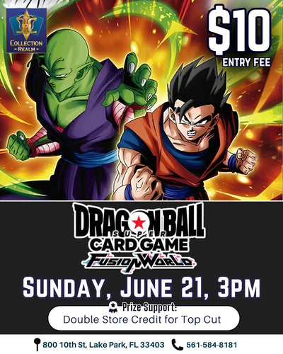 Dragon Ball Super Card Game Fusion World Tournament – June 21, 2026 (Sunday 3PM)