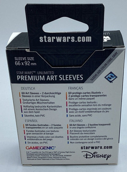 Star Wars: Unlimited Premium Art Sleeve Card Back Orange Gamegenic