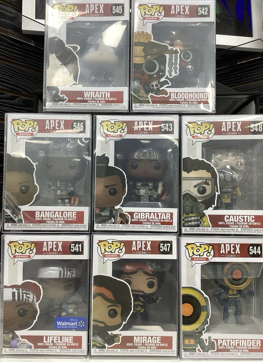 Funko Pop! Apex legends: Lot Of 9 w/ Exclusive