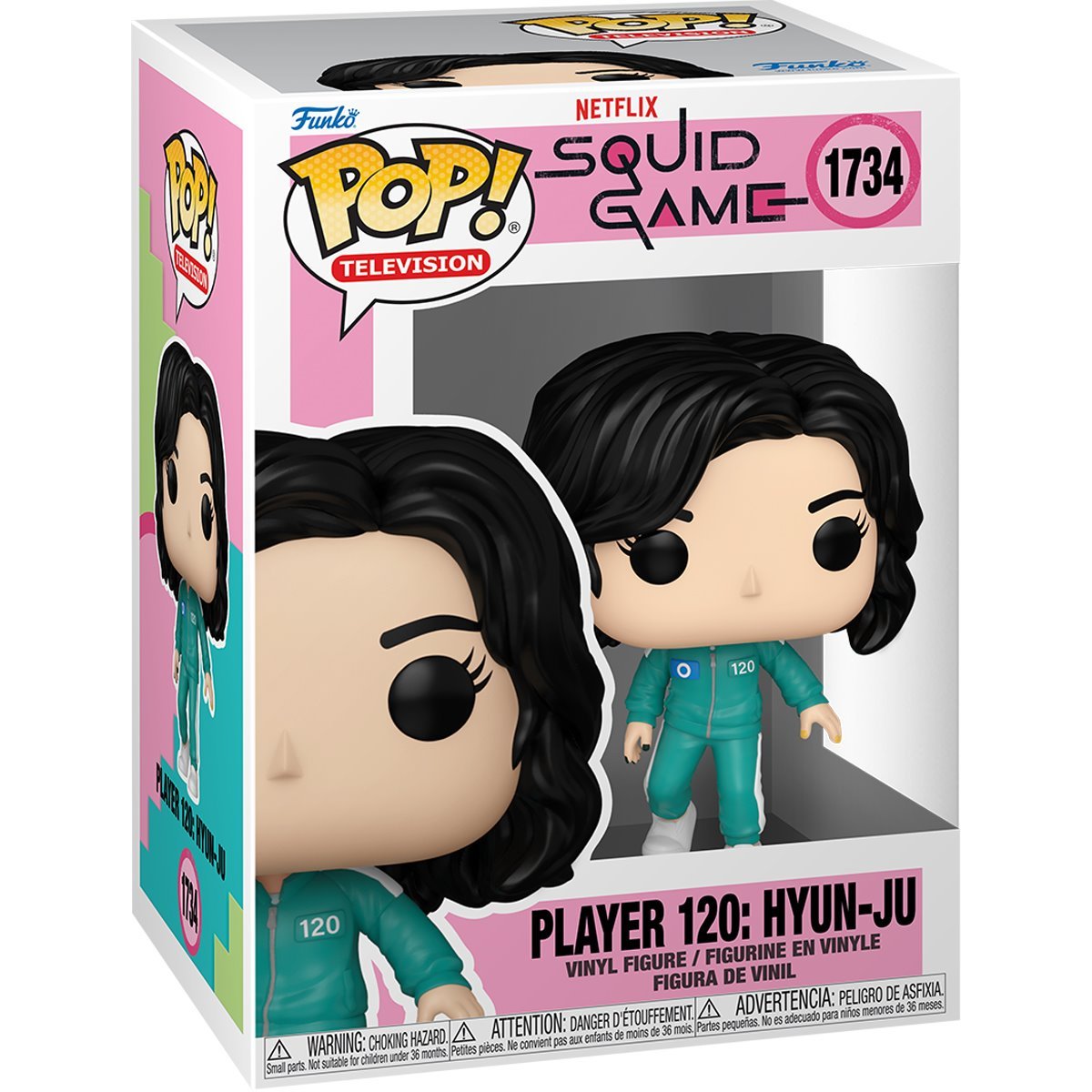 Squid Game Wave 3 Funko Pop! Television - Set of 6 (Player 001 #1730, Young-Hee #1731, Chul-Su #1732, No-Eul #1733, Player 120 Hyun-Ju #1734, and Player 149 Geum-Ja #1735) Collectible Vinyl Figures