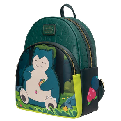 Pokemon Snorlax Midsize Backpack Entertainment Earth Exclusive by Loungefly, Faux Leather Backpack with Adjustable Straps, Limited Edition Pokemon Collectible Travel Bag (PREORDER - Release Date September 2026)