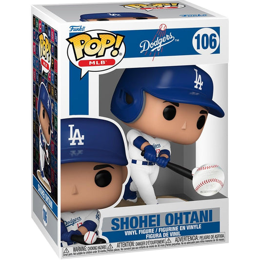 Shohei Ohtani (Home) Funko Pop! Baseball MLB Dodgers - Approx. 4 1/2" Collectible Vinyl Figure #106 with Window Display Box (PRE-ORDER)