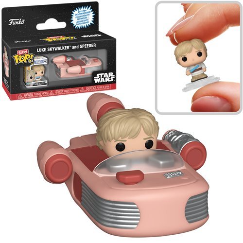 Luke Skywalker and Speeder Funko Pop! Bitty Pop Ride Star Wars Collectible Vinyl Figure