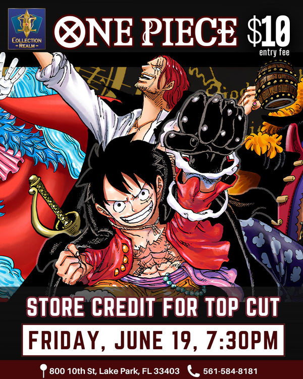 One Piece Card Game Tournament – June 19, 2026 (Friday 7:30PM)
