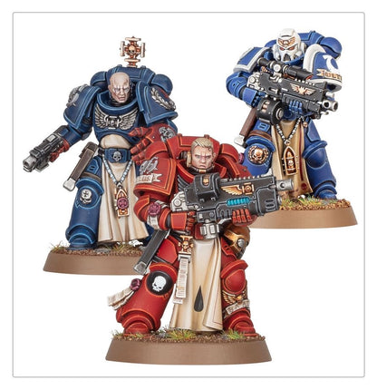 Warhammer 40K Space Marines Sternguard Veteran Squad Miniatures Kit – 5 Customizable Veteran Marksmen with Bolt Rifles, Combi-Weapons & Accessories – Warhammer 40,000 Model Building Set