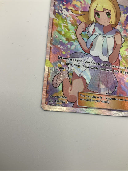 Pokémon Lillie Trainer 151/156 2018 TCG Ultra Prism Full Art Near Mint!