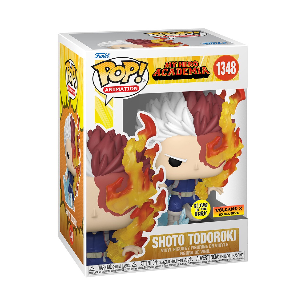 Funko Pop! My Hero Academia/Shoto Todoroki #1348 (Glow)/Volcano X Exclusive