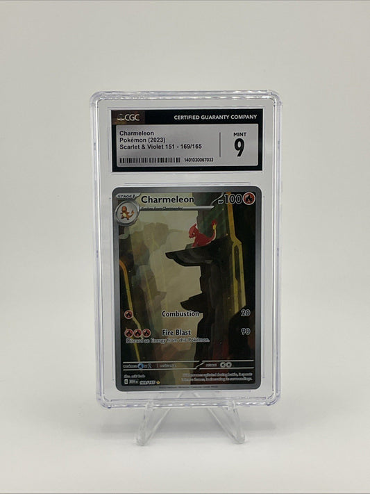 Pokemon TCG Charmeleon 169/165 Illustration Rare CGC 9