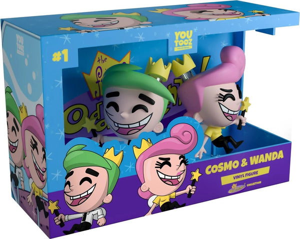 Cosmo and Wanda Youtooz Fairly OddParents Collection - 5.1" Collectible Vinyl Figure #1 in Window Display Box