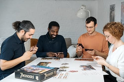 7 Wonders Board Game (New Edition) - Lead Your Civilization to Prosperity! Strategy Game for Kids and Adults, Ages 10+, 3-7 Players, 30 Minute Playtime, Made by Repos Production