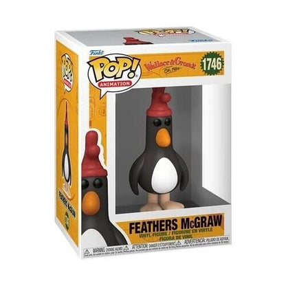 Feathers McGraw Funko Pop! Animation Wallace and Gromit Est. 1989 - Approx. 4" Collectible Vinyl Figure #1746 with Display Box Protector Case (PRE-SALE)