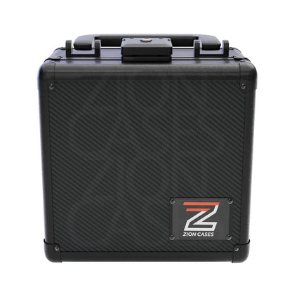 Zion Cases Slab Case GO – Carbon Fiber Black Trading Card Slab Case, Holds Up to 25 Graded Card Slabs, TSA-Approved Locking Mechanism, Protective Foam, Compact Travel & Storage Case (PRE-ORDER)