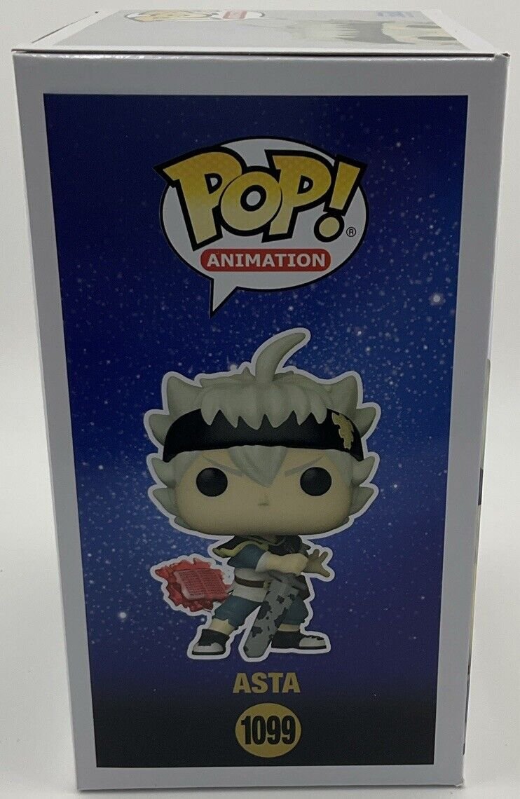 Funko Pop! Vinyl: Black Clover - Asta #1099 Signed By Dallas Reid (lvl10 Cert)