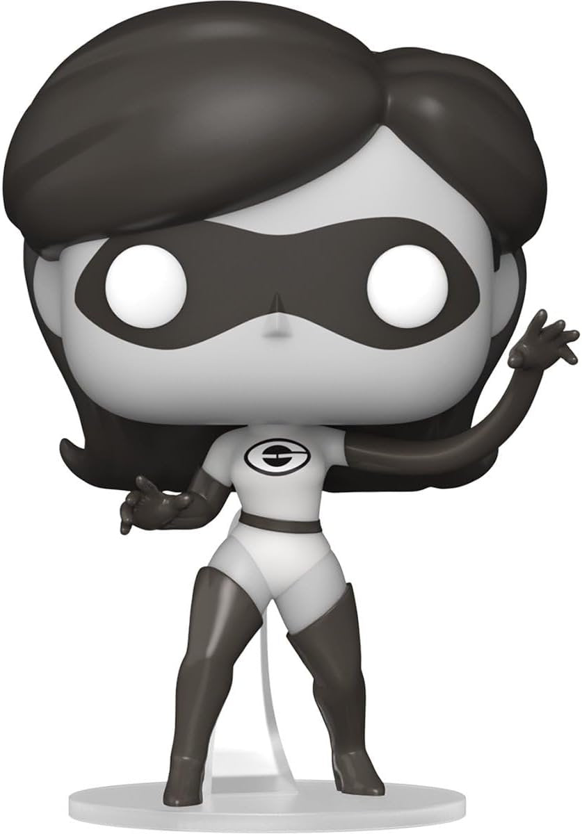 Elastigirl Funko Pop! The Incredibles 20th Anniversary - Approx. 4" Collectible B+W Chase Limited Edition Vinyl Figure #1508 with Display Box Protector Case