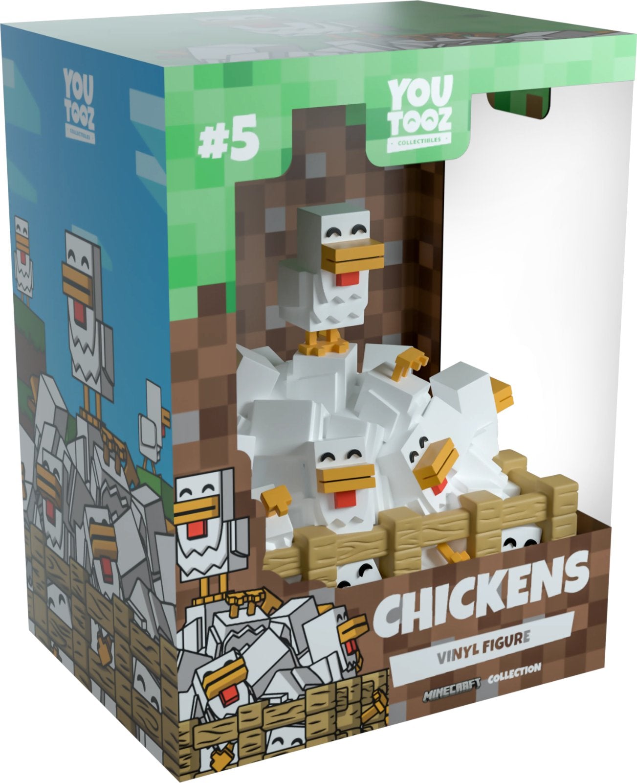 Chickens Youtooz  Minecraft Collection - 3.6" Collectible Vinyl Figure #5 with Window Display Box (PRE-SALE)