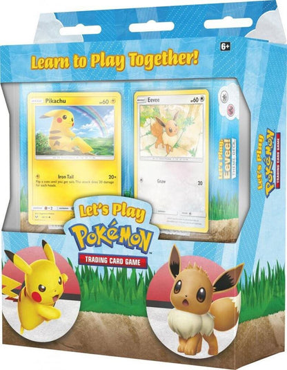 Pokémon TCG Let's Play Together Pikachu and Eevee Card Deck Set 2 Player Collectible Card Game