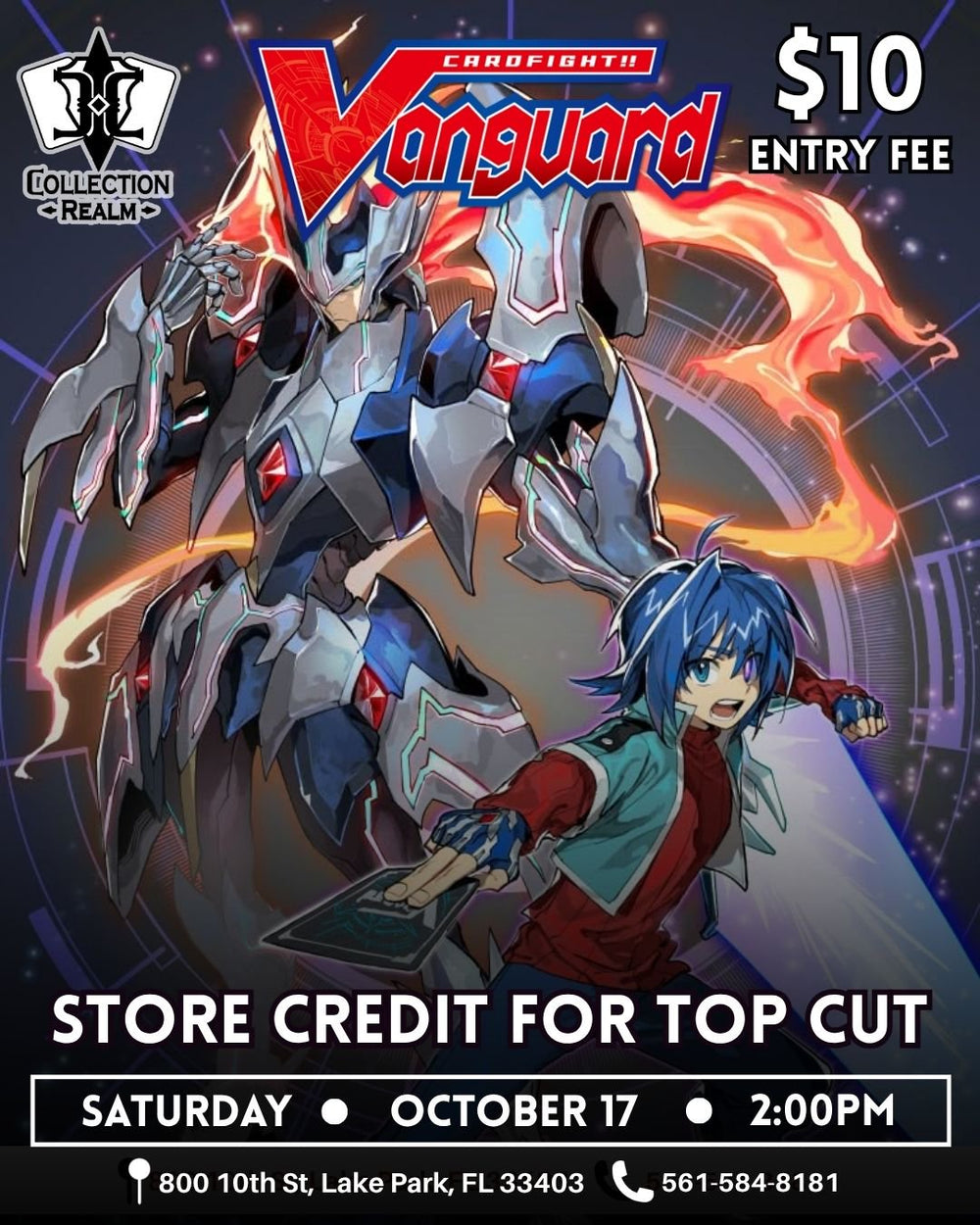 Cardfight!! Vanguard TCG Tournament – October 17 2026 (Saturday 2PM)