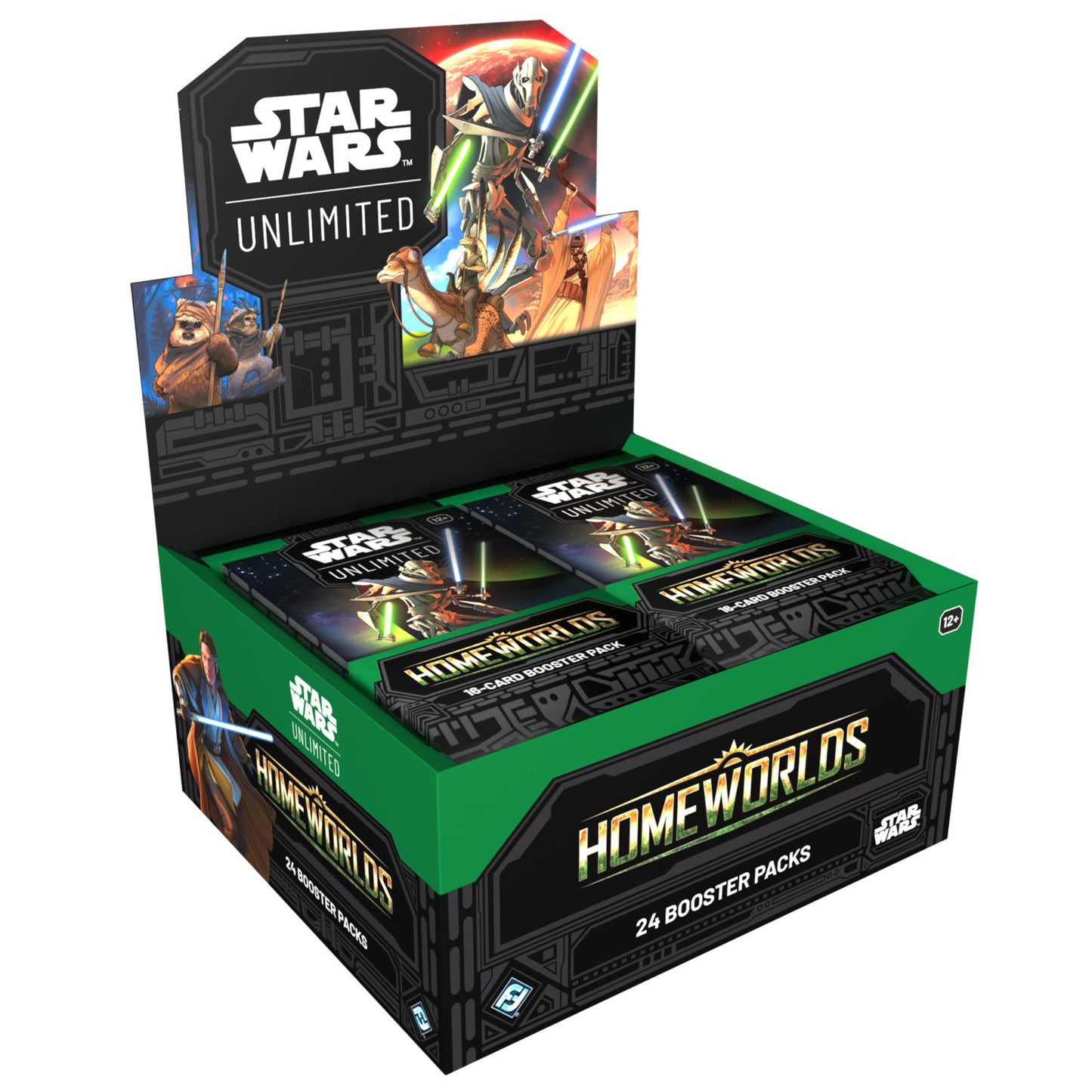 Star Wars Unlimited Homeworlds Booster Box, 24 Booster Packs, Trading Card Game Display, Collectible Cards with Rare or Legendary, Leader, Base/Token & Foil Cards (PREORDER - Release Date October 9, 2026)