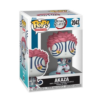 Akaza #2043 Funko Pop! Animation Demon Slayer - Approx. 4 1/4" Collectible Vinyl Figure Bundled with Display Box Protector Case - Estimated Arrival: Sept. 2025 (PRE-SALE)