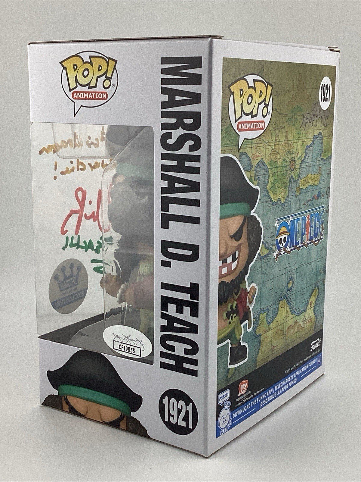 Funko Pop! One Piece - Marshall D. Teach - Funko Excl Signed Chris R #1921
