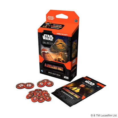 Fantasy Flight Games Star Wars Unlimited A Lawless Time Jabba the Hutt Spotlight Deck sealed box
