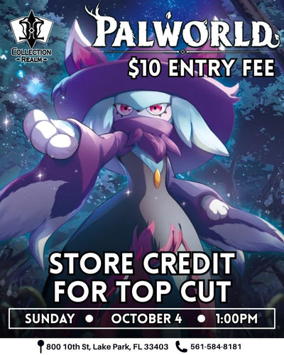 Palworld TCG Tournament – October 4, 2026 (Sunday 1:00 PM)
