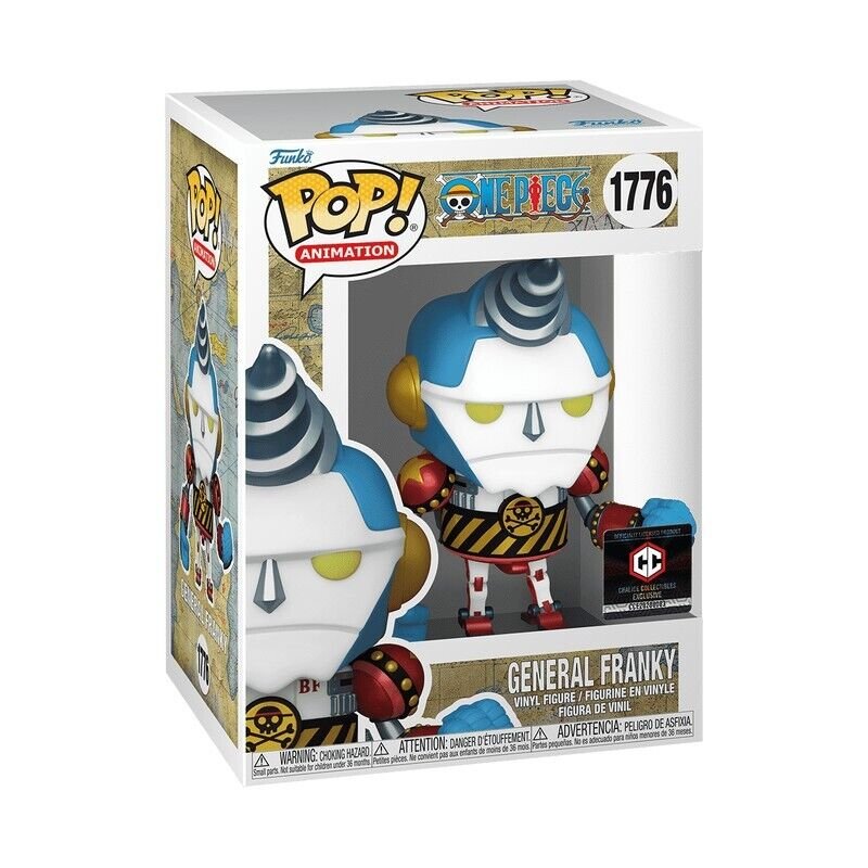 General Franky Funko Pop! Animation One Piece - Chalice Collectibles Exclusive - Approx. 4.5" Collectible Vinyl Figure #1776 with Display Box Protector Case