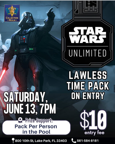 Star Wars Unlimited TCG Tournament – June 13, 2026 (Saturday 7PM)