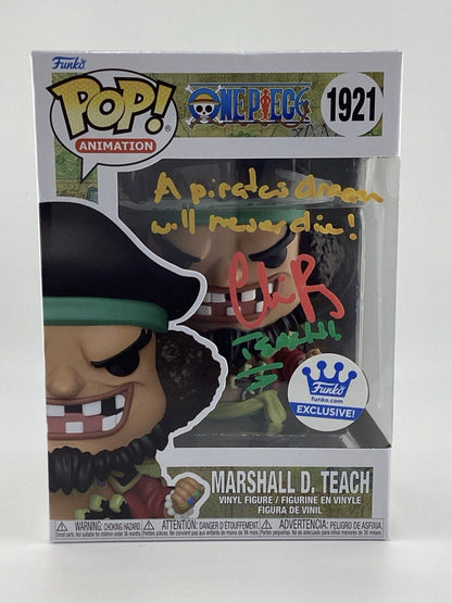 Funko Pop! One Piece - Marshall D. Teach - Funko Excl Signed Chris R #1921