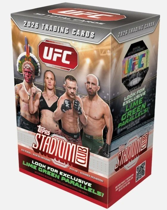 2026 TOPPS STADIUM CLUB UFC VALUE BLASTER BOX MMA