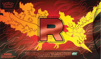 Pokemon Team Rocket's Moltres ex Ultra Premium Collection Pokemon TCG Collectible Card Set