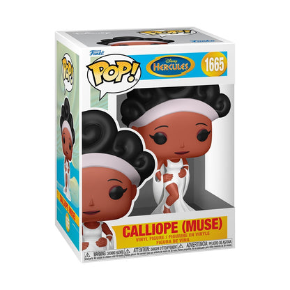 Calliope (Muse) #1665 Funko Pop! Disney Hercules - Approx. 5" Collectible Vinyl Figure Bundled with Display Box Protector Case - Estimated Arrival: Jan. 2026 (PRE-SALE)