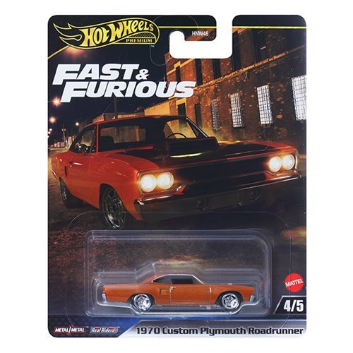 Hot Wheels Fast and Furious 1970 Custom Plymouth Roadrunner 4/5 - Collectible Toy Car Vehicle - Estimated Arrival: Sept. 2025 (PRE-SALE)