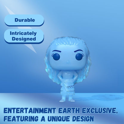 Translucent Moana Funko Pop! Disney - Entertainment Earth Exclusive Vinyl Figure #1378 with Display Box Case Protector