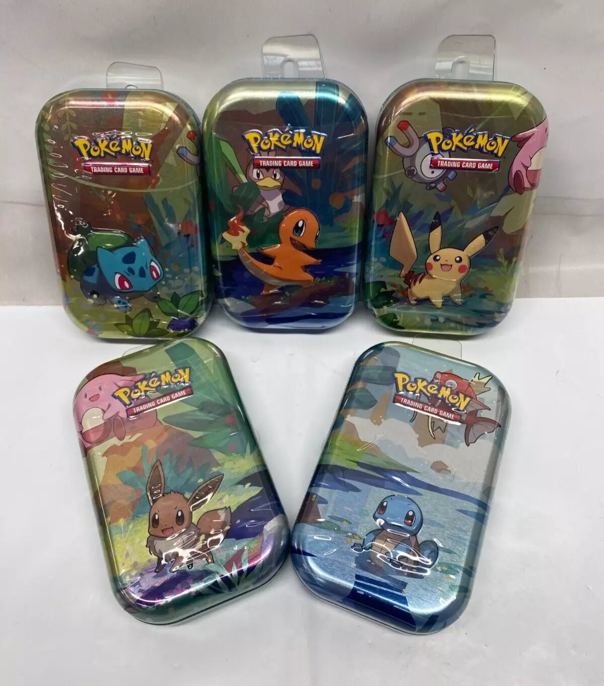 Pokémon TCG: Kanto Friends Mini Tin – 1 Random Collectible Tin (Sold S ...
