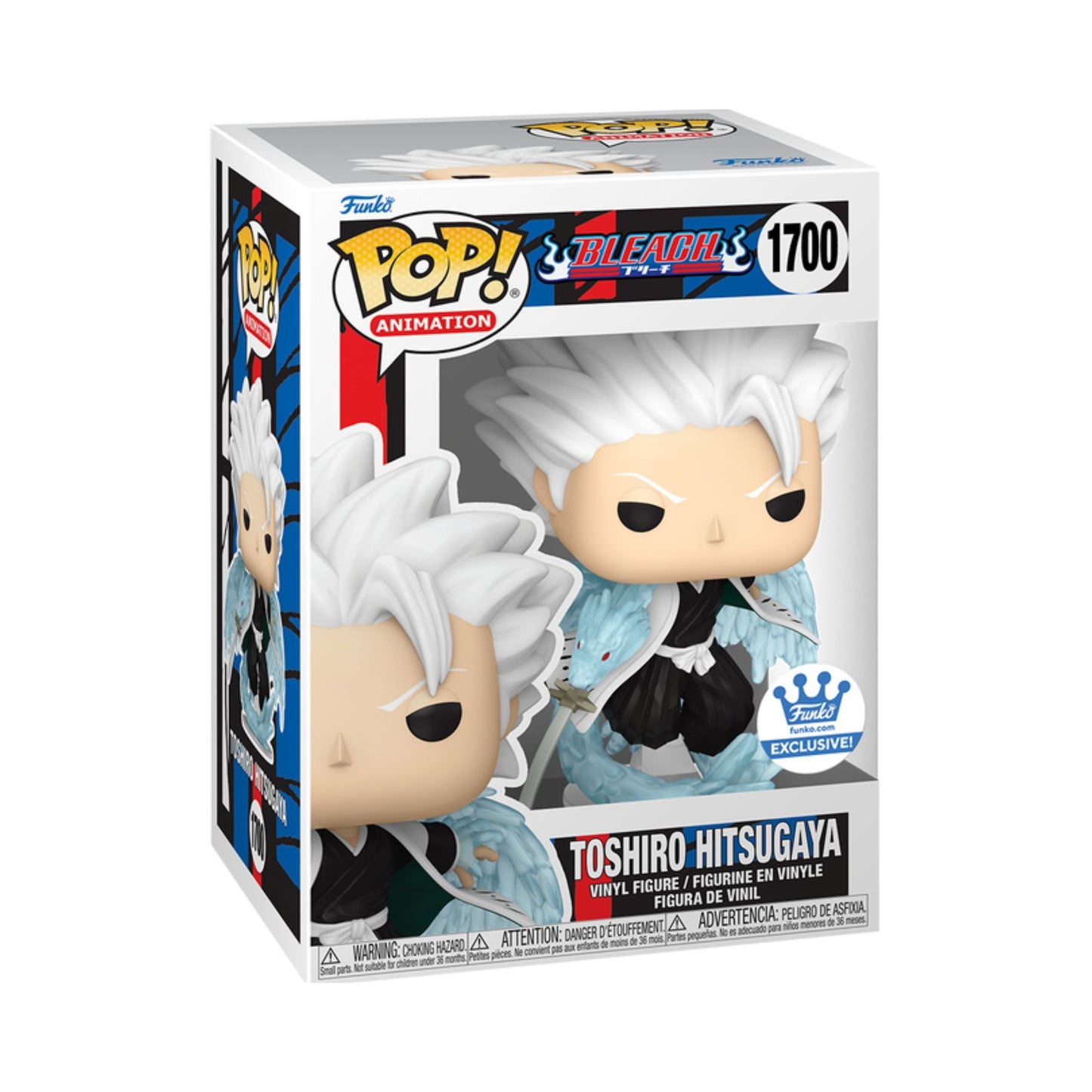 Toshiro Hitsugaya Funko Pop! Animation Bleach - Approx. 5.15" Collectible Exclusive Vinyl Figure #1700 with Window Display Box (PRE-ORDER)