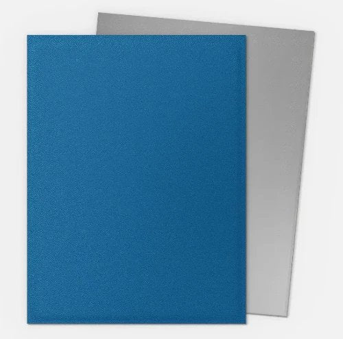 Dragon Shield Dual Matte Sleeves Blue & Silver 100 ct – 25th Anniversary Special Edition, Matte Dual Card Sleeves with Silver Interior, Standard Size TCG Protection
