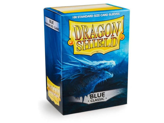 Dragon Shield Sleeves Classic Blue 100ct standard size Pokémon and MTG card protector sleeves