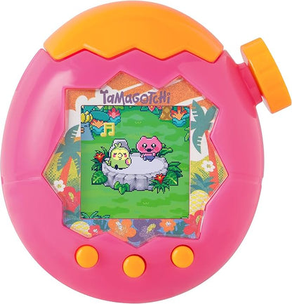 Tamagotchi Paradise Orange Tropics Digital Pet Interactive Virtual Pet Electronic Toy